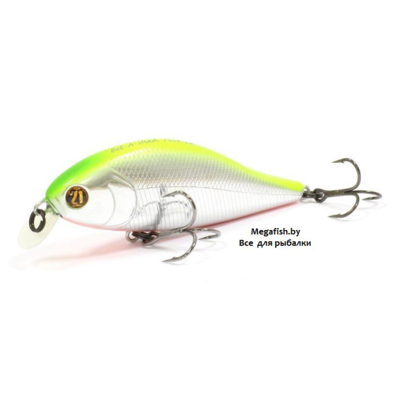 Воблер Pontoon21 Bet-A-Shad 75F-SR (7.5 см; 12.7 гр; 0.1-0.3 м) A62