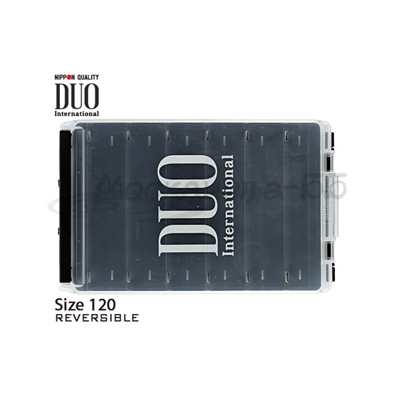 Коробка DUO REVERSIBLE 120,  200*126*36 мм, цвет-белый, верх-прозрачный