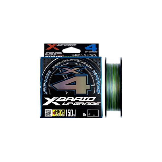 Шнур YGK X-Braid Upgrade X4 120м 1 3colored