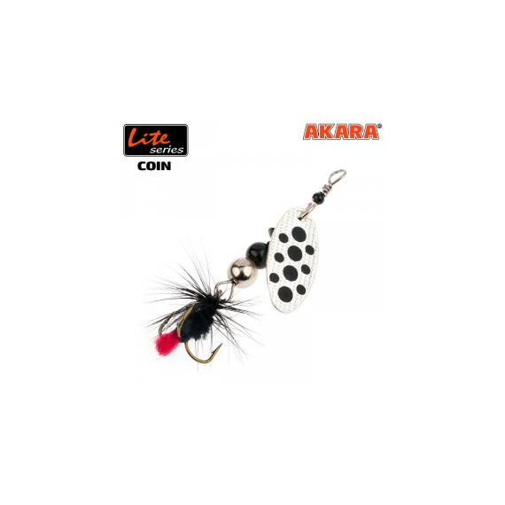 Вращающаяся блесна Akara Lite Series Coin 1 (3гр) цвет A01