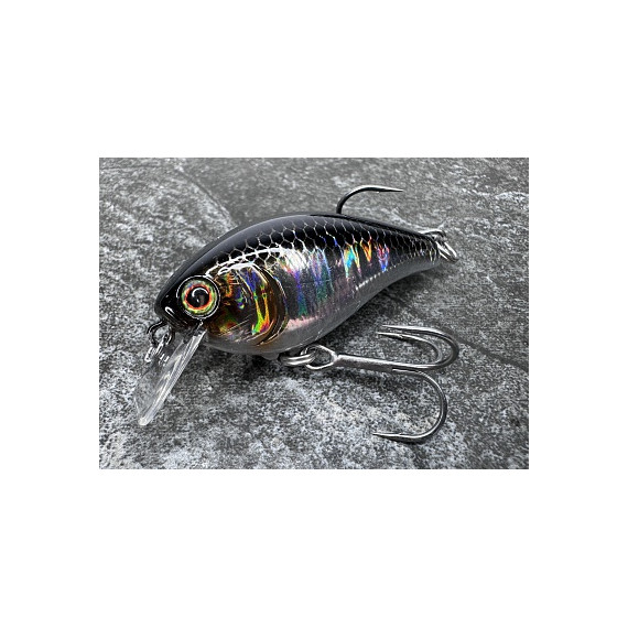 Воблер Jackall Aska 45SR hl silver & black