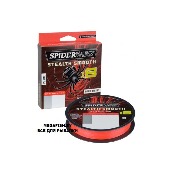 Шнур плетеный SpiderWire Stealth Smooth 8 150м 0.11мм Red