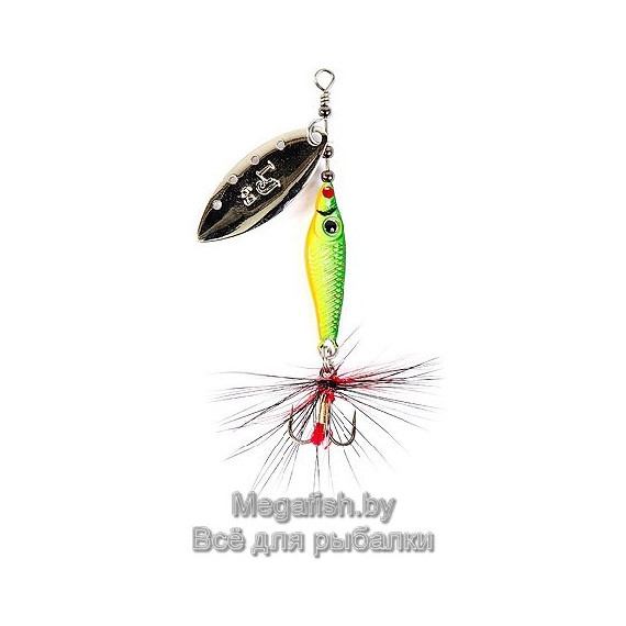 Вращающаяся блесна Lucky John Trian Blade Long 09.0 (9гр) цвет 008