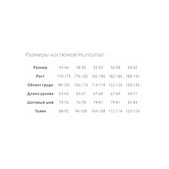 Костюм Huntsman Полюс LUX ткань Cell (р-р 56-58; 170-176 см) цвет...