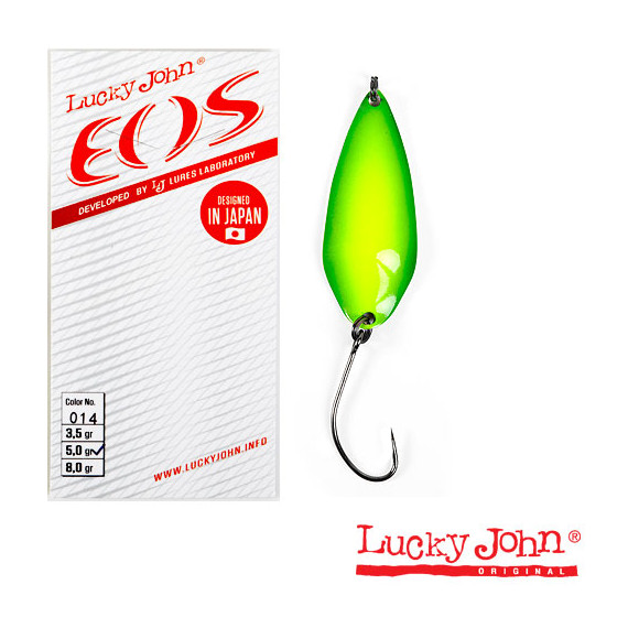 Колеблющаяся блесна Lucky John EOS 3.5 g ( 33 mm, 3.5 g) цвет 019
