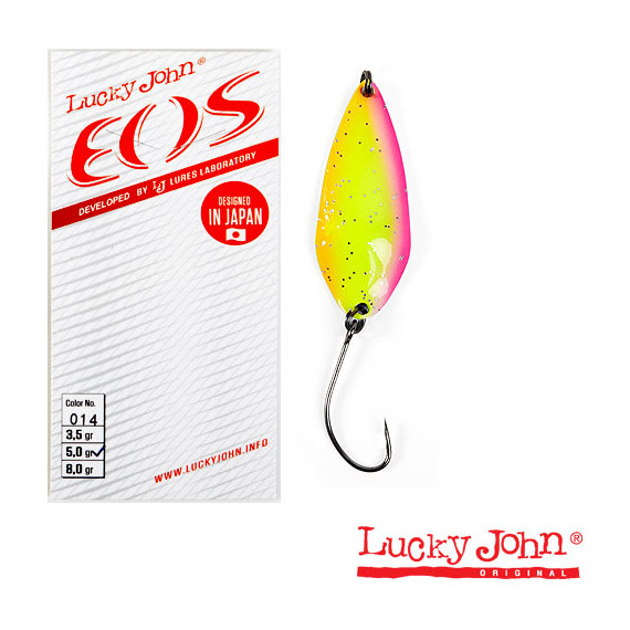 Колеблющаяся блесна Lucky John EOS 3.5 g ( 33 mm, 3.5 g) цвет 018