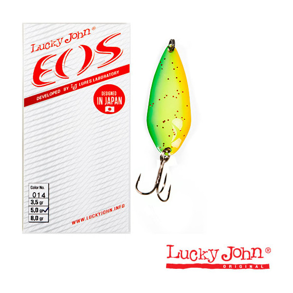 Колеблющаяся блесна Lucky John EOS 8,0 g ( 44 mm, 8.0 g) цвет 010