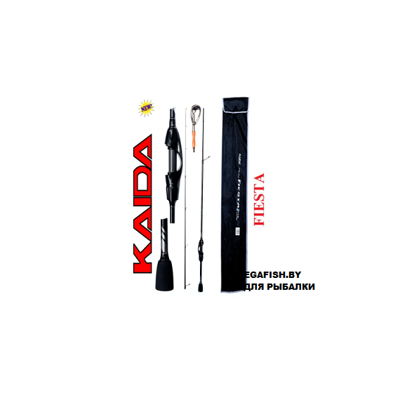 Спиннинг Kaida Fiesta 2.40м тест 3-12гр 2