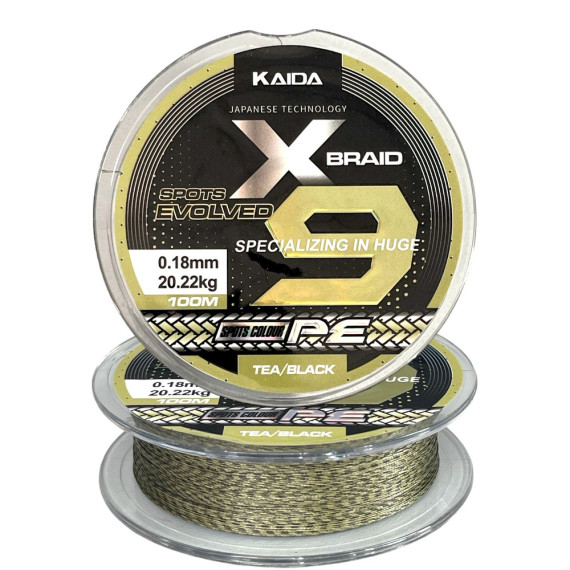 Шнур Kaida Sports Evolved 9X 100м 0.40мм
