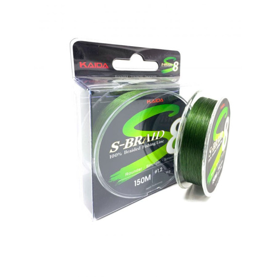 Шнур Kaida S-braid 8X 150м 0.10мм